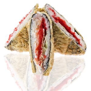 Сэндвич ролл с лососем
